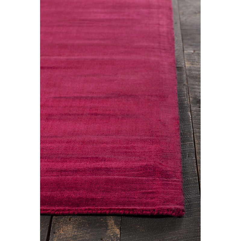 Tapis de zone rouge tissé à la main Vincennes, 7 pi 9 po X 10 pi 6 po