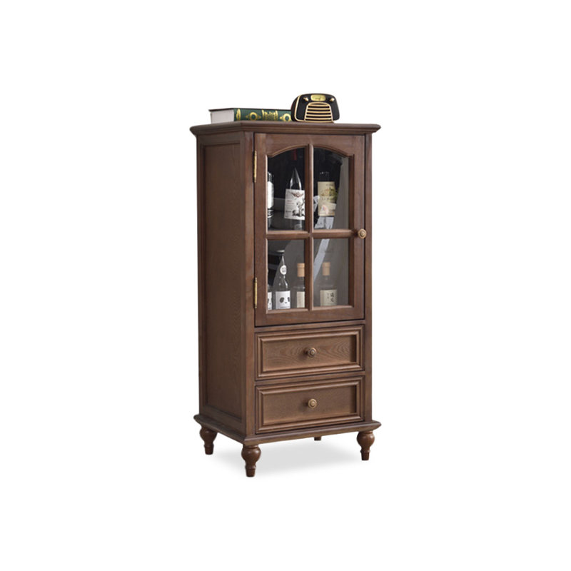 Walnut Solid Wood Display Cases