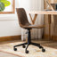 Fauteuil de bureau pivotant à 360 degrés en similicuir, combinant confort et style pour les espaces de travail modernes