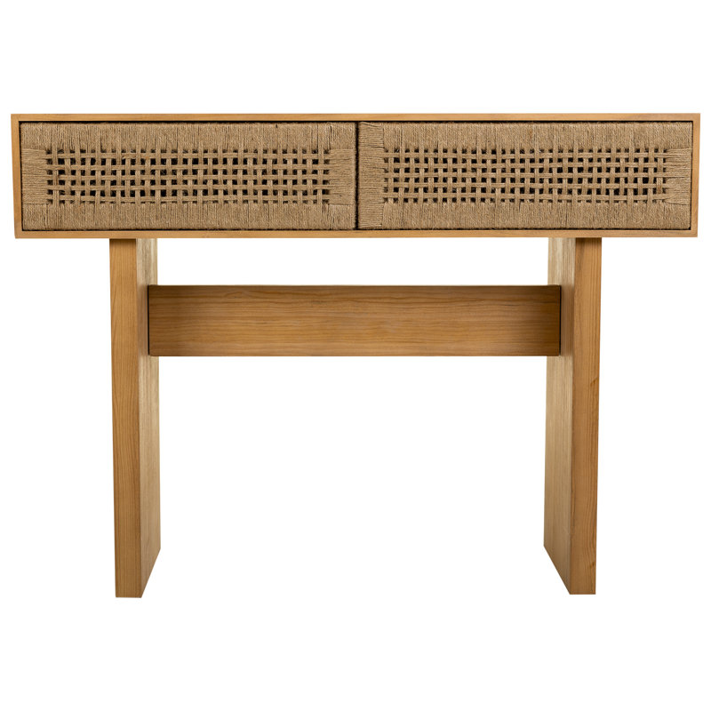 Aliecia 110cm Solid Wood Console Table