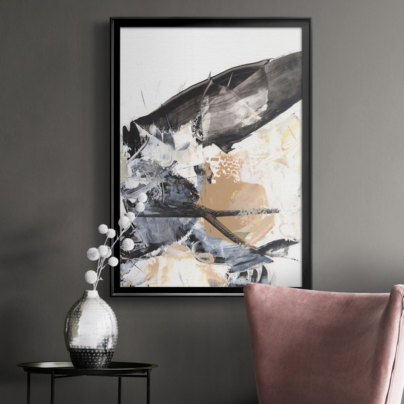 " Ruckus IV ", Black, 24.5" H x 18.5" W x 1" D