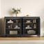 Buffet à panneau cannelé l 29,1 po avec 2 tablettes réglables-1410740629-1410740631