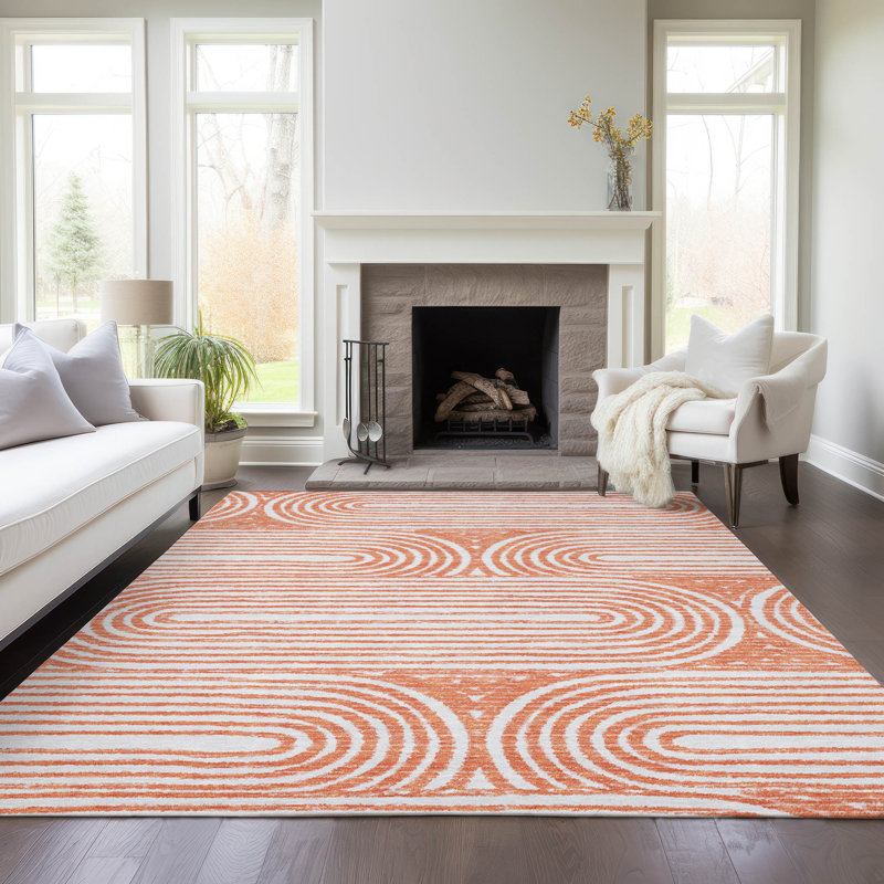 Tapis intérieur / extérieur Kinslee, Rectangle 8 pi x 10 pi