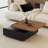 Mid-century style rotatable storage coffee table