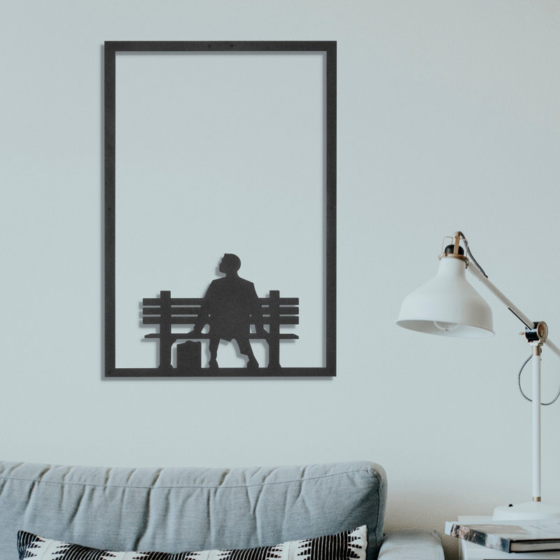 Elegant Decorative Metal Wall Accessory, Black, 17.7 x 25.6 inches | 100% Metal, Thickness: 0.08 inches | Perfect for Home Decor & Office Spaces, Durable and Stylish Design, Adds a Modern Touch to Any Room