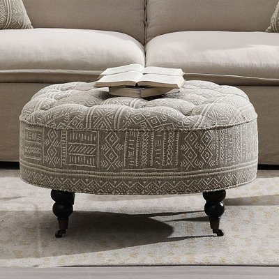 OTTOMAN AVEC ROULETTES