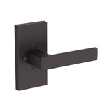 Sharpe Privacy Lever with Contemporary 5in Rose in Lifetime (PVD) Polished Nickel