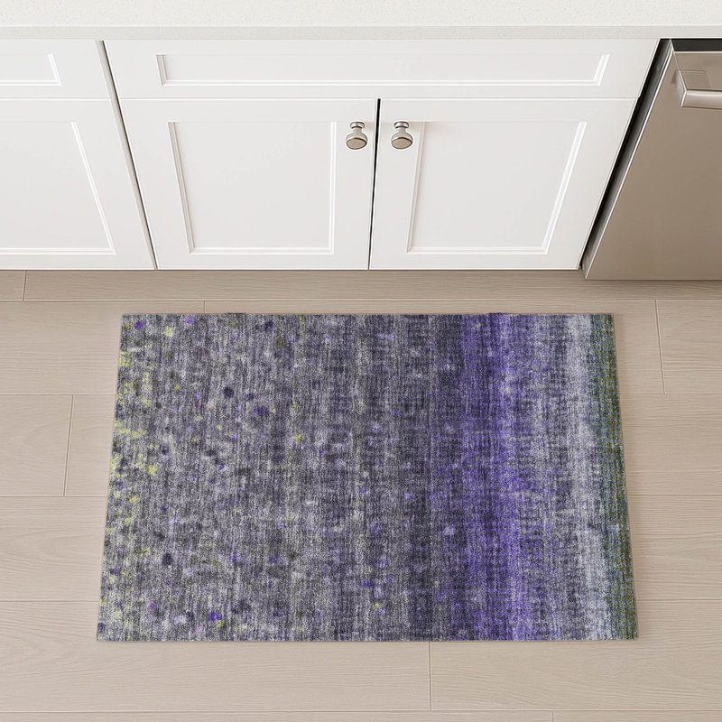 Tapis intérieur / extérieur lavable à la machine Matteson ACN2316, Rectangle 1 pi 8 po x 2 pi 6 po