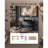 Danton Gold Aluminum Rectangular Writing Desk