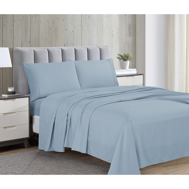Swift Home Ultra-Soft 4-Piece Sheet Set - Essential 1800 Series Microfiber - Fits Mattress up to 14" Thick - Peach Fuzz, Durable, Easy Care