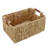Handmade Water Hyacinth Storage Basket Set with Wood Handles (Set of 4)