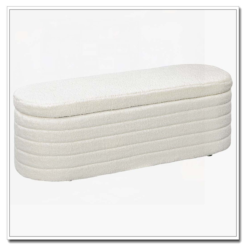 Banc de rangement rembourré Teddy