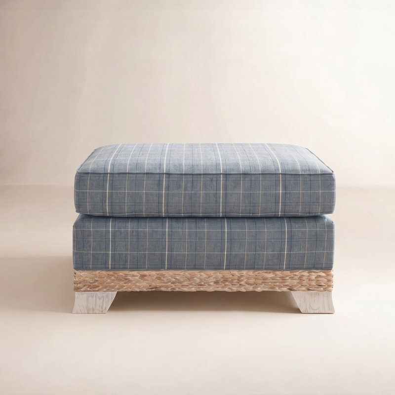 Fairwind 32" Ottoman, Paprika Chenille; 0344-21
