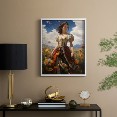 WOMEN Series DI - reproduction encadrée de qualité supérieure - prête à être accrochée - aucun clou requis