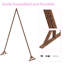 Support de fond triangulaire arche de mariage, arche de cérémonie géométrique en bois pour mariage, fête, jardin, décor intérieur extérieur avec structure stable
