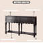Console rétro en bouleau festonné-293352290
