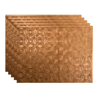 FASÄDE Lotus Decorative Vinyl Backsplash 15 sq ft Kit