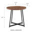 Table de bout à pieds croisés Xavier-1994949027