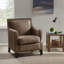 Fauteuil d'appoint l 28 po avec pieds en bois