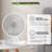 Bring Home Furniture Home and Kitchen 10" USB Desktop Fan Rechargeable Foldable Wall-Mounted Cooling Fan with LED Night Light and 4-Speed Adjustable Airflow