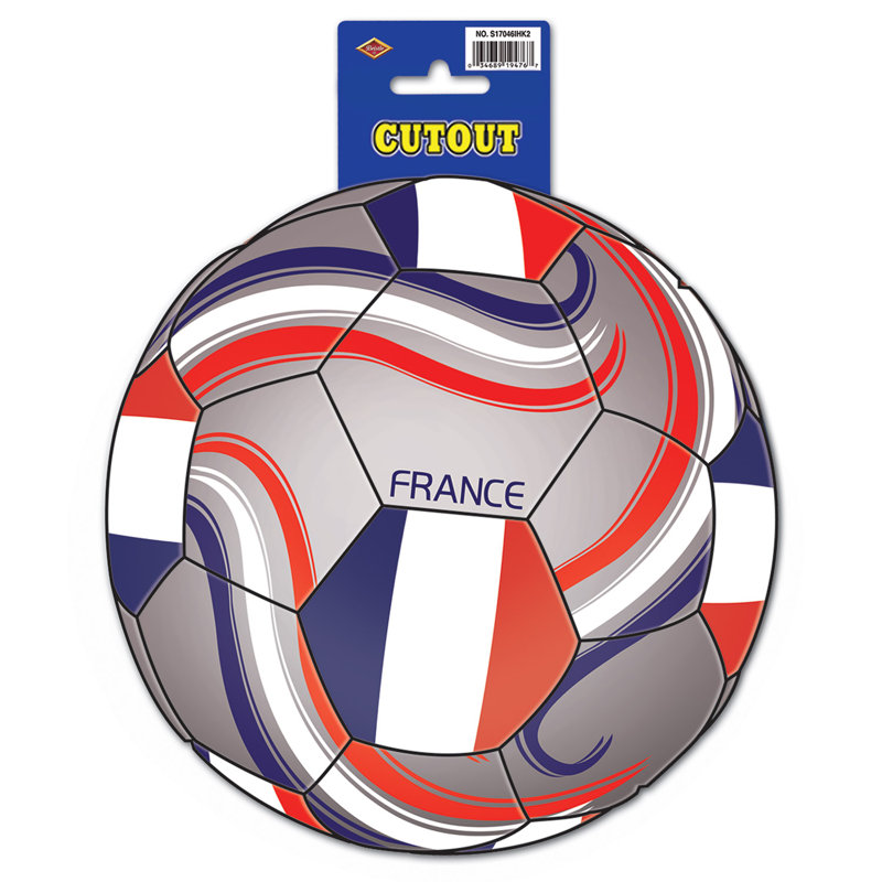Accroche découpé de football, France