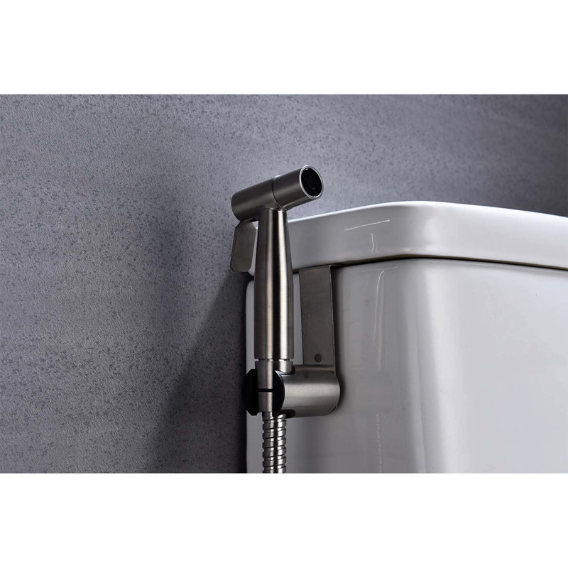High - Quality Handheld Bidet For Toilet, Rust Proof, Suitable Most Toilets, 1.64 Lb Metal Toilet With Jet And Gentle Spray Family Hygiene,