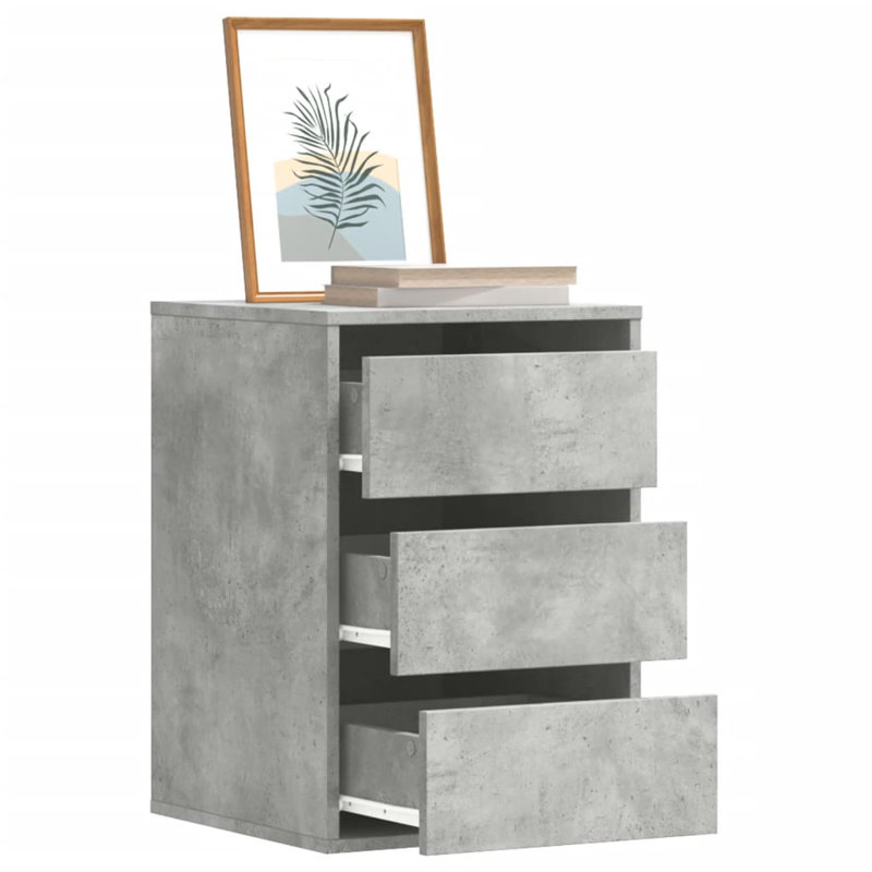 Asmarina Standard Accent Chest, 58cm H x 40cm W x 41cm D, Concrete Grey