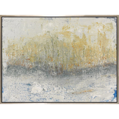 Trees On River Painting