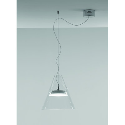 Dillinger 1 - Light Chrome LED Cone Pendant
