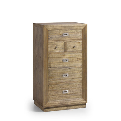 Merapi Solid Wood 60cm W 6 - Drawer Chest of Drawers