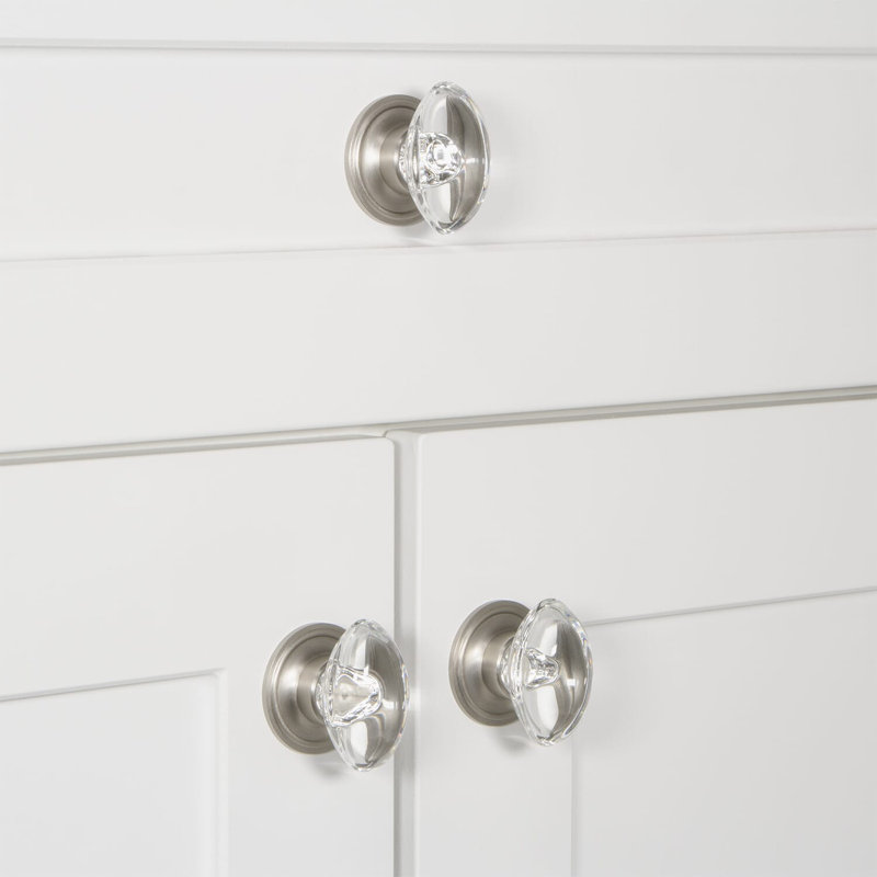 Provence Cabinet Knob, Satin Nickel