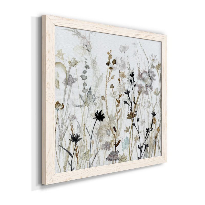 «Wildflower Mist II» par J Paul, reproduction d'art sur papier encadrée, H 17 po x l 17 po x P 1,5 po, Cadre blanc