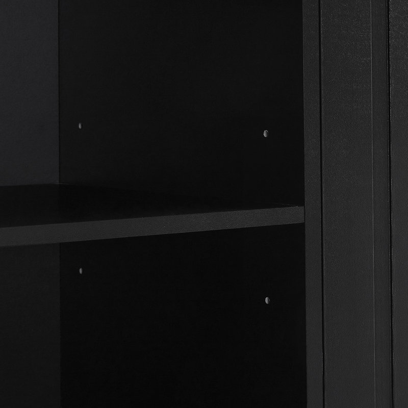 Barton 67.7'' Freestanding Bathroom Cabinet, Black
