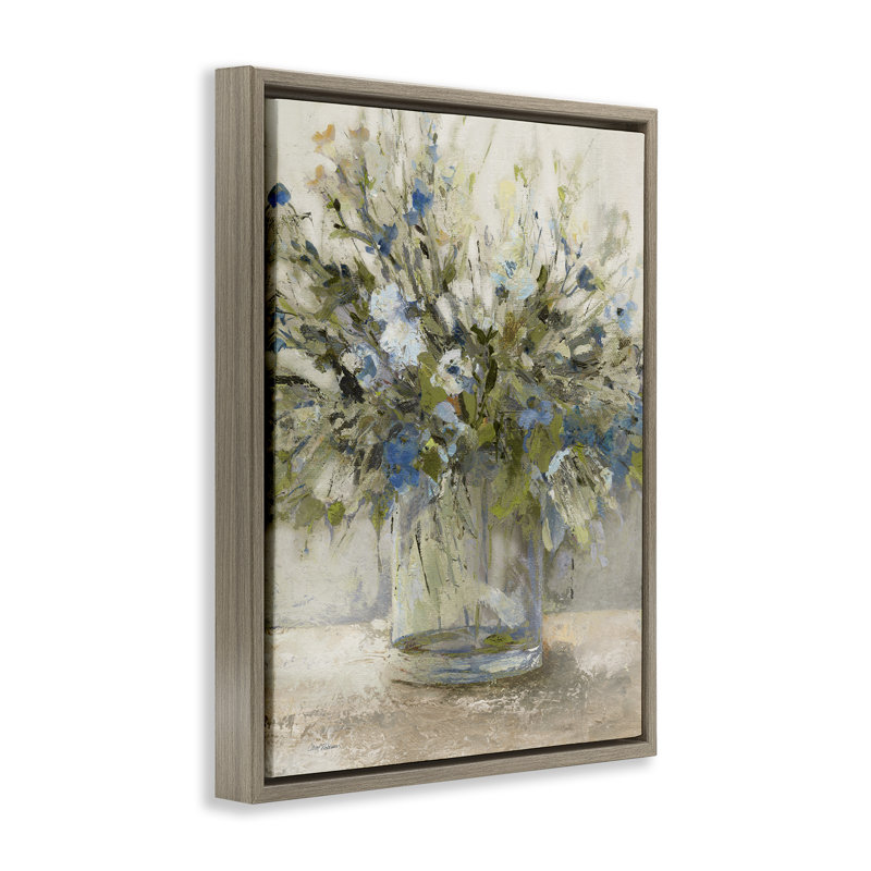 Art mural sur toile Floater encadré, H 21 po x l 17 po, Cadre flottant orme Montalcino
