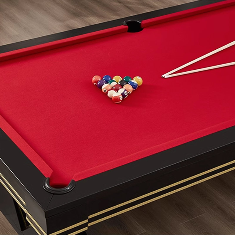 Table de billard moderne en forme de V multifonctionnelle de 9 pi, 33.46" H x 114.17" W x 62.99" D