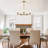 5 - Light Dimmable Kitchen Island Chandelier-1104600166