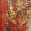 Red Gold Fusion Spiral II - Rideau abstrait obscurcissant à spirales abstraites - 1 panneau-107826370