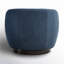 Fauteuil demi-tonneau pivotant rembourré Marcy-1458193520