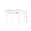 Bureau rectangulaire en bois massif avec tiroirs Walnut-1718978536