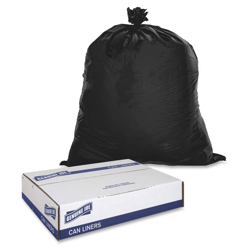 Polyethylene Plastic Trash Bags - 250 Count, 40