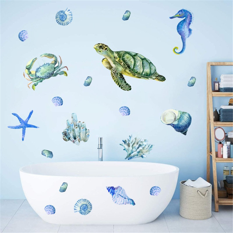 Adhésif mural méduse autocollant Sea World