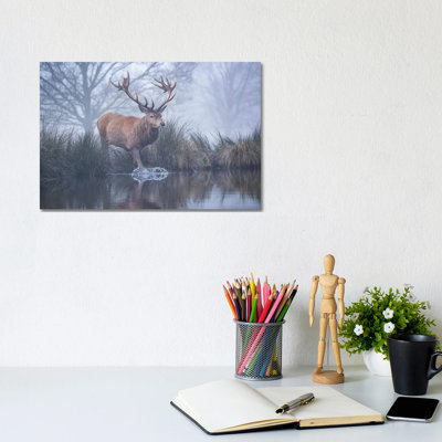 Entering The Stream by Max Ellis - Wrapped Canvas Painting