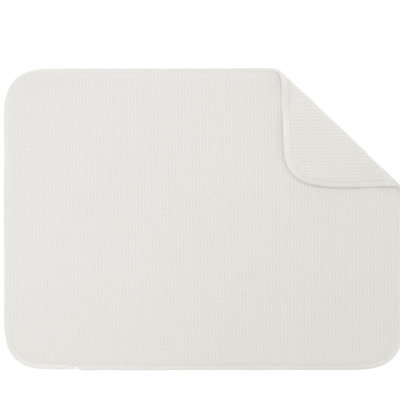 Extra Large Microfiber Dish Drying Mat 18" x 24" Absorbent Kitchen Counter Mat for Dishes Utensils Pots Pans