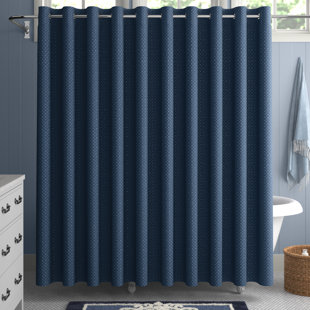 Vera Wang Marled Waffle Grey Shower Curtain & Reviews - Wayfair Canada