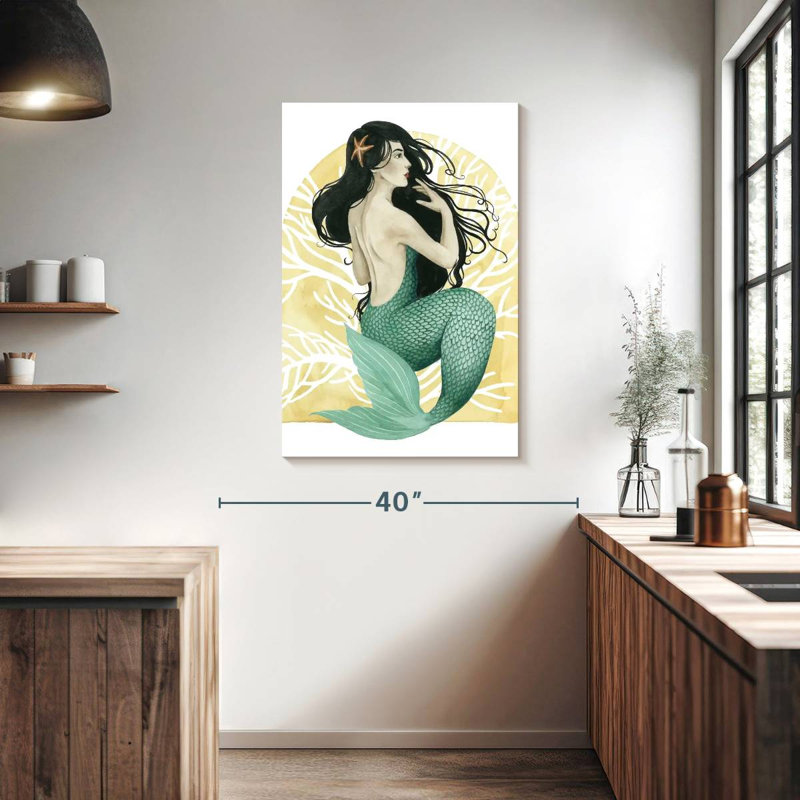 Ashelle Deco Mermaid II, H 39 po x l 26 po