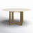 Lela Round Metal Base Dining Table-1421962928