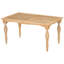 Table de salle à manger extensible 82,7 pouces avec rallonge amovible de 23,6 pouces, table en bois massif de style rétro, pour 8 personnes