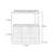 Simple Modern Brown Rectangular Eco Aquarium Tank
