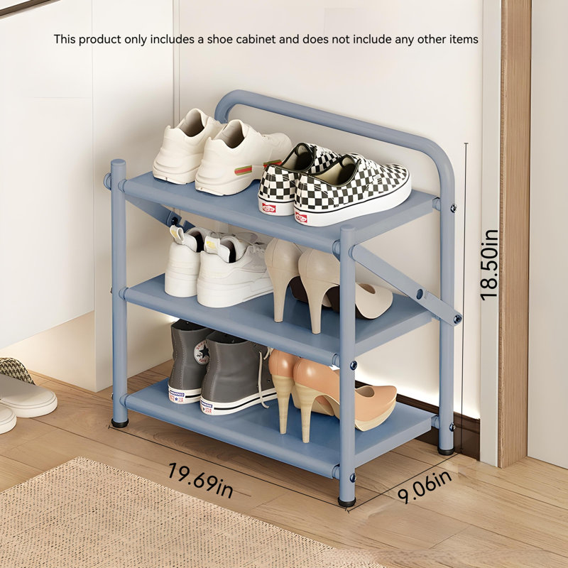 Pull-Out Shoe Rack - Foldable Dust-Proof Shoe Storage Shelf With Easy Assembly