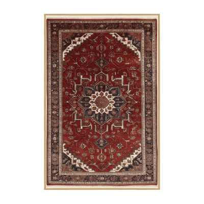 Machine Washable Persian Brown Area Rug